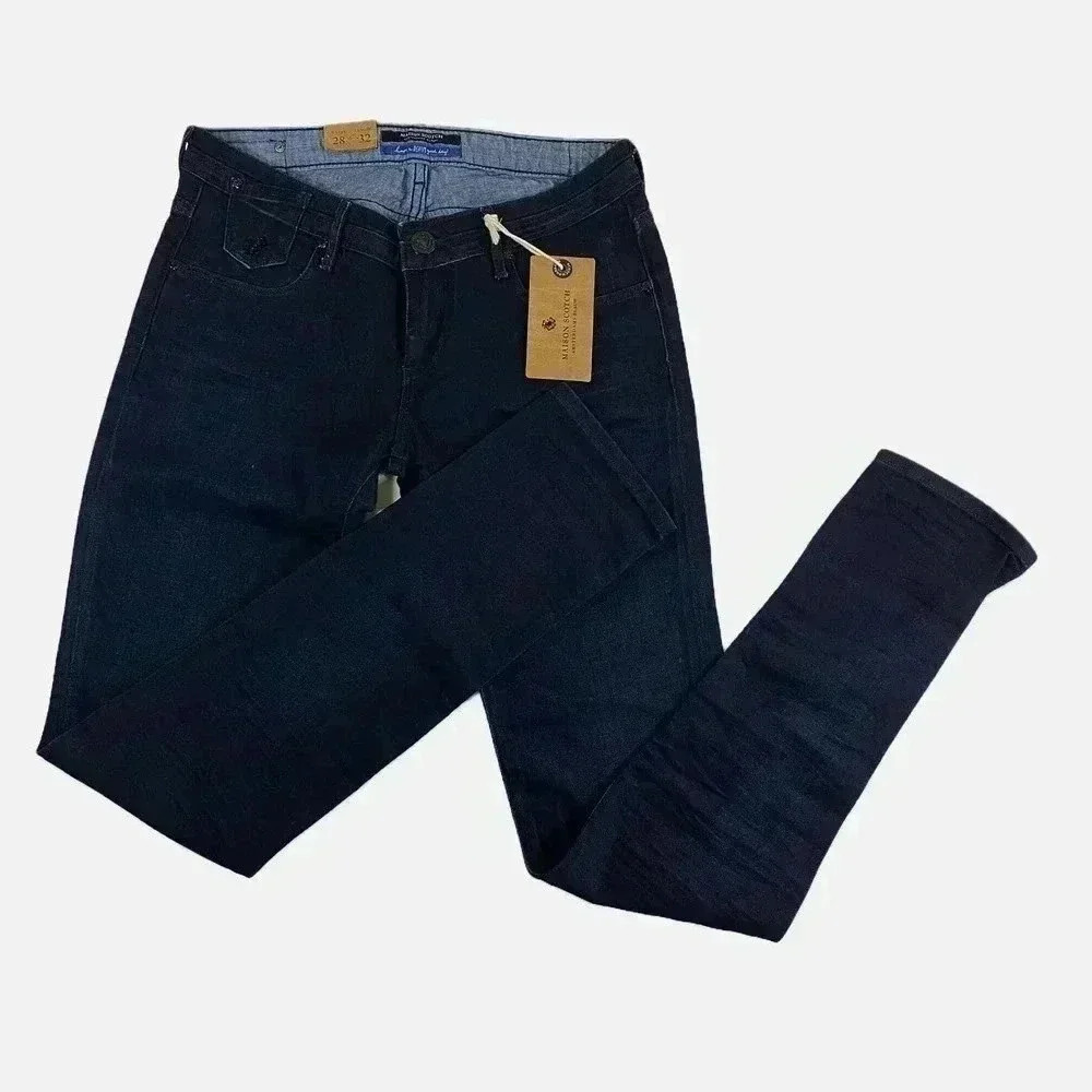 Maison Scotch Jeans Women's 28 x 32 Blue Amsterdams Blauw La Parisienne Low Rise